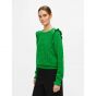 Object objjasmin l/s knit pullover fern green