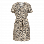 Object objkarina s/s short dress sandshell leopard