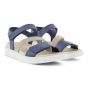 Ecco  Flowt W Flat Sandal Blauwcombi