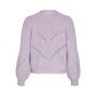 Object objlana l/s knit cardigan noos orchid bloom