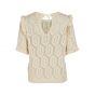 Object objcila s/s knit pullover sandshell