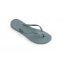 Havaianas slim slipper silver blue