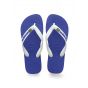 Havaianas brasil logo slipper marine blue / white