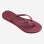 Havaianas Slim Logo Metallic Amaranth