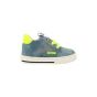 Develab Boys Firststep Mid Cut Laces Blue Suede