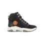 Develab Boys Mid Cut Sneaker Laces Black Fantasy