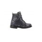Develab Girls Mid Boot Laces Navy Fantasy