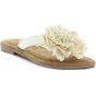 Lazamani Ladies Flower Slipper Uni Wit