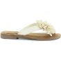 Lazamani Ladies Flower Slipper Uni Wit