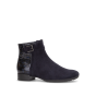 Gabor Laarsje Velour/Krokolak DarkBlu