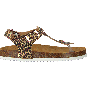 Develab Girls Sandal Leopard Gold Fantasy