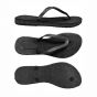 Super Cracks Beachslipper zwart