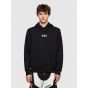 Diesel s-girk-hood-smalllogo sweater grijs 9xx