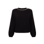 Aaiko daniela strass wp sweater black