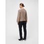 Object objflora re l/s knit pullover noos taupe