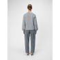 Object objflora l/s knit pullover noos medium grey
