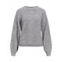 Object objflora l/s knit pullover noos medium grey