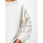 Object objdorina l/s sweat top white sand