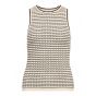 Object objester pattern tank top sandshell