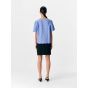 Object objbitten s/s v-neck top jacaranda