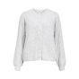 Object objflora ls knit button cardigan noos grey