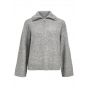 Object objdiana ls zip high neck knit noos me grey