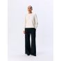 Object objandrea re l/s o-neck top noos white sand