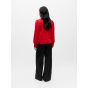 Object objandrea re l/s o-neck top noos poinsettia