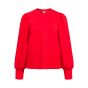 Object objandrea re l/s o-neck top noos poinsettia