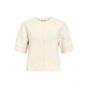 Object objjane 2/4 re knit cardigan white sand
