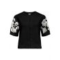 Object objjane 2/4 re knit cardigan black