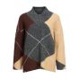 Object objzena knit l/s pullover dark grey melange