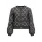 Object objpiluna l/s re knit cardigan dgm cloud