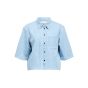 Object objsanni 2/4 denim shirt light blue denim