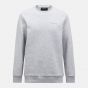 Peak Performance orginial small logo crew-med grey