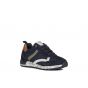 Geox J Alben Boy Nylon Suede Navy/Military