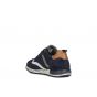 Geox J Alben Boy Nylon Suede Navy/Military