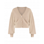 Aaiko kalina cardigan smoke sand