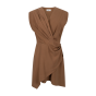 Aaiko dress Leny tencel ten hazelnut