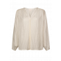 Aaiko liza stripe blouse les blancs