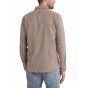 Replay m4028 camicia overhemd dark sand