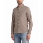 Replay m4028 camicia overhemd dark sand