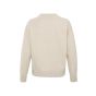 Yaya v-neck sweater l/s beige melange