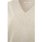 Yaya v-neck sweater l/s beige melange