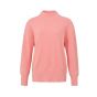 Yaya l/s sweater with high neckline vintage pink