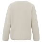Yaya chenille v-neck sweater l/s silver beige