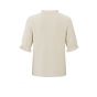 Yaya sweater s/s with ruffle birch sand