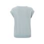 YAYA sleeveless sweater pearl blue melange