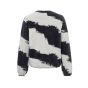 Yaya l/s fur sweater phantom dessin