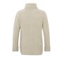 Yaya l/s rib stirch turtleneck sweater beige